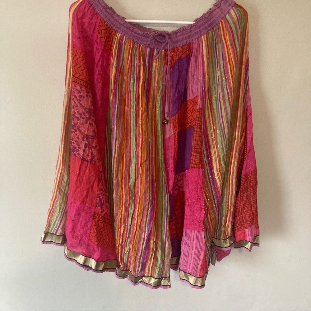 Colorful Cotton Skirt made in India